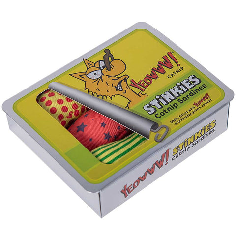 Ducky World Yeowww! Stinkies Catnip Sardines Trio