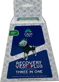Calm Paws Recovery Vest Plus w Detachable Collar