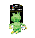 Spunky Pup Furry Friends 13" Frog Squeaker