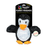Spunky Pup Furry Friends Penguin with Ball Squeaker