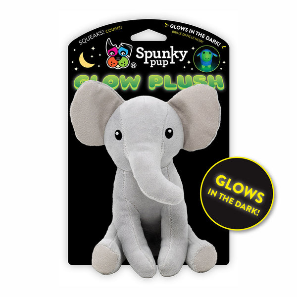 Spunky Pup Glow Plush Elephant