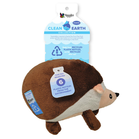 Spunky Pup Clean Earth Plush Hedgehog