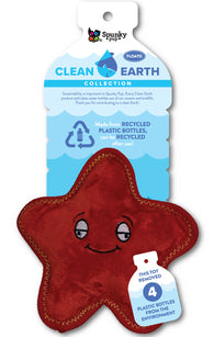 Spunky Pup Clean Earth Plush Starfish Sm