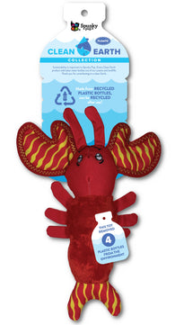 Spunky Pup Clean Earth Plush Lobster Sm