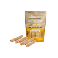 CollaChews 6" Peanut Butter & Collagen Rolls - 4 Pack Bag