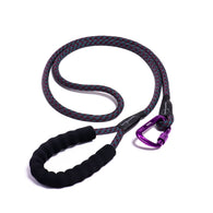 Purple Haze - Reflective - Comfort Grip Leash - Purple, Teal, Grey & Black