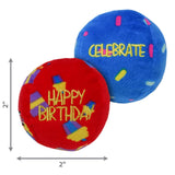 KONG Occasions Birthday Balls 2-pk Sm