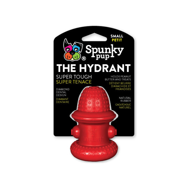 Spunky Pup Natural Rubber Hydrant - Small