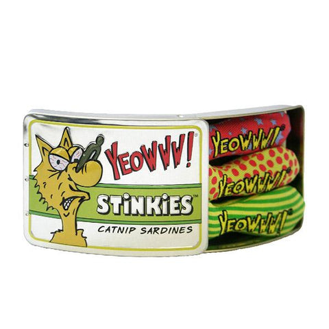 Ducky World Yeowww! Tin of Stinkies Catnip Sardines (3 pack)