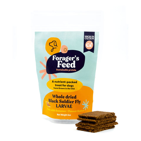 Forager's Feed Dog Treat Banana Peanut Butter 6 oz. Bag